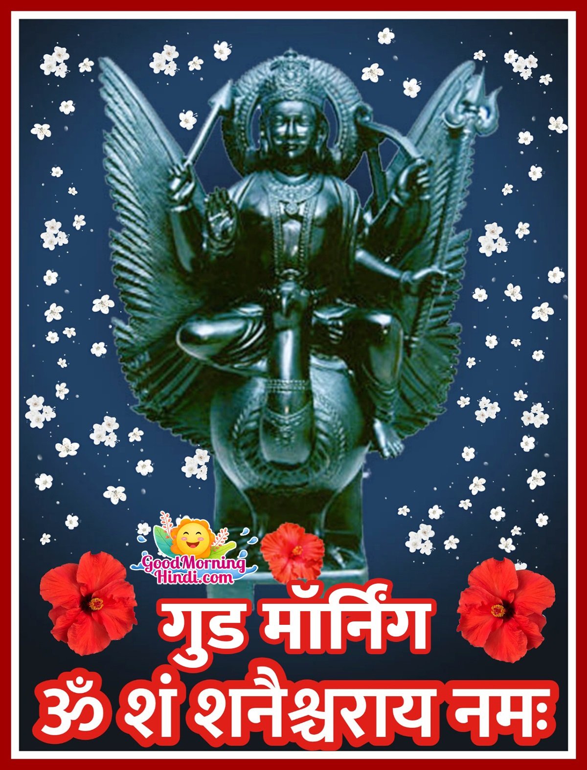 Good Morning Shanidev Images In Hindi Good Morning Hindi Images