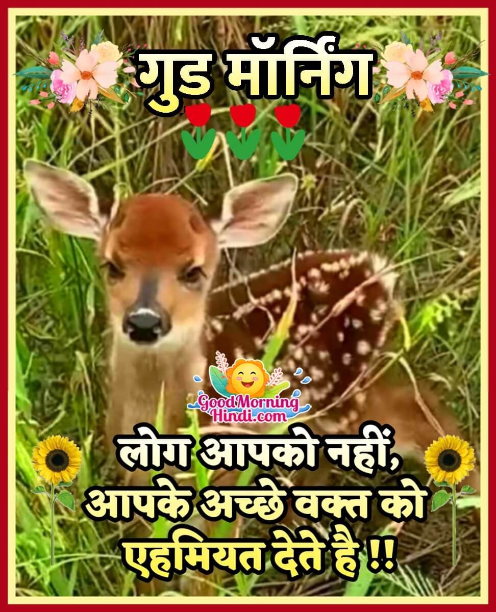 Good Morning Hindi Message Pic